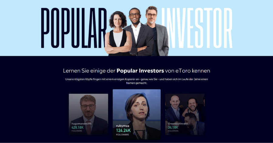 Infos zum Popular Investor Programm