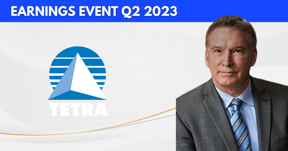 TETRA Technologies wächst kräftig - Umsatz und Gewinn im Q2/2023 deutlich gesteigert
